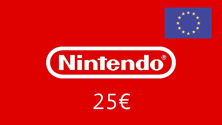 ✅Nintendo eShop🔥Gift Card -    25 € 🇪🇺 (EURO)