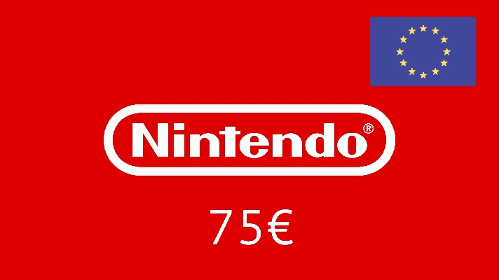 ✅Nintendo eShop🔥Gift Card -    75 € 🇪🇺 (EURO)