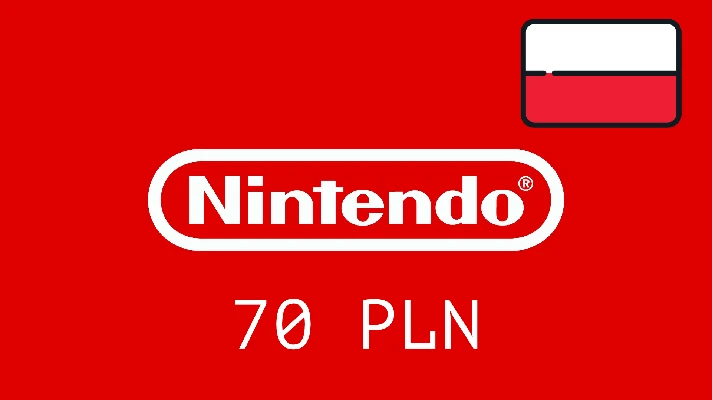 ✅Nintendo eShop🔥Gift Card -  70 PLN 🇵🇱 (Poland)