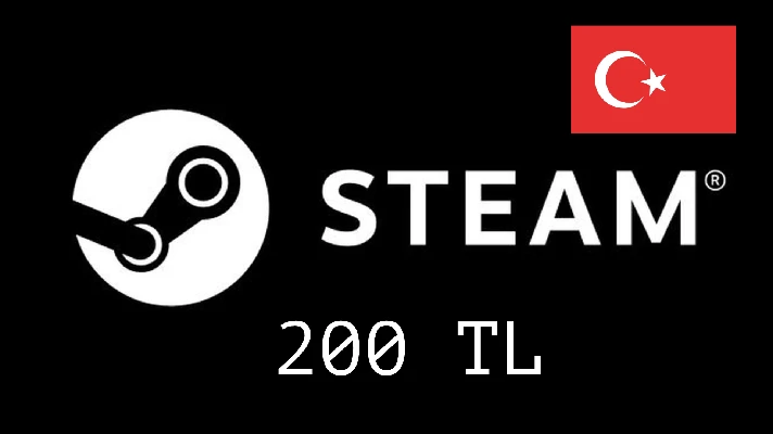 ⚡️Steam Wallet 💣 Gift Card - 200 TL (Turkey)