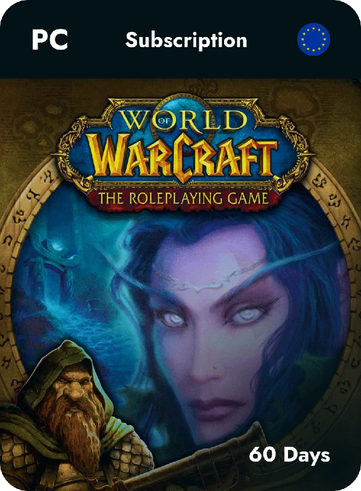 💎WOW WORLD OF WARCRAFT 60 DAYS TIME CARD💎RU/EU💎