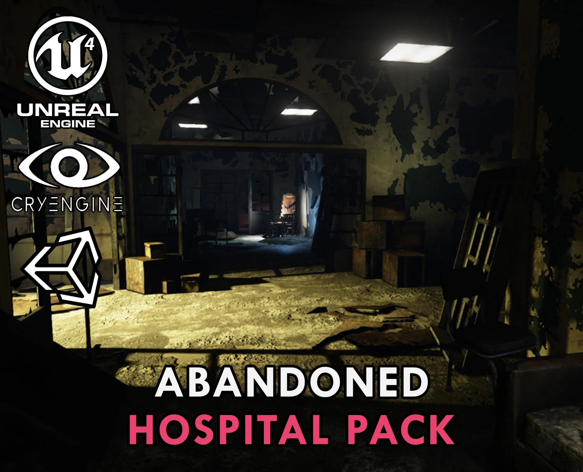 Набор заброшенной больницы