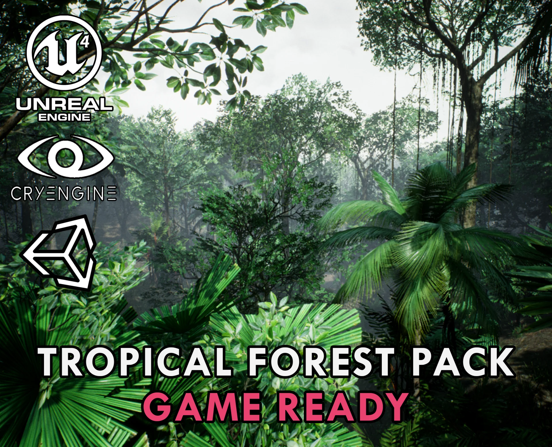 Tropical forest pack for game ready