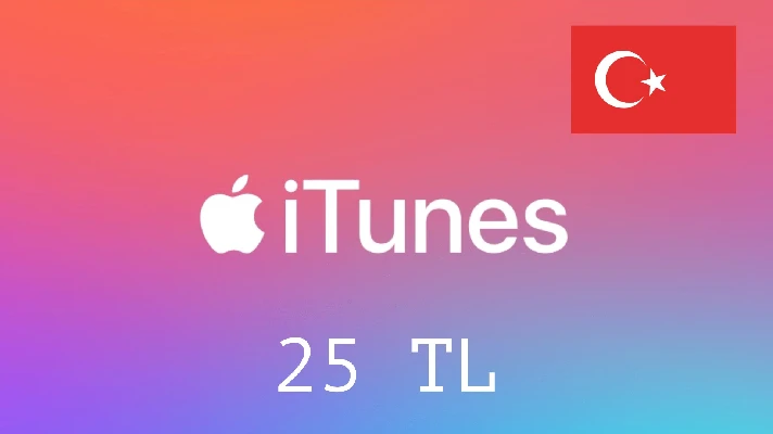 iTunes🔥Gift Card -   25 TL🇹🇷 (Turkey) [No fee]