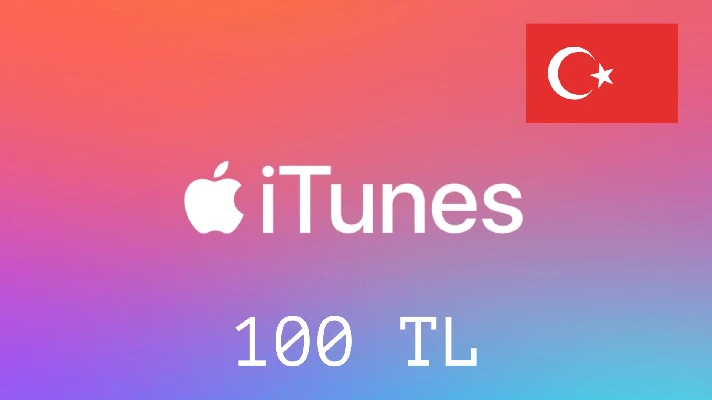 iTunes🔥Gift Card -  100 TL🇹🇷 (Turkey) [No fee]