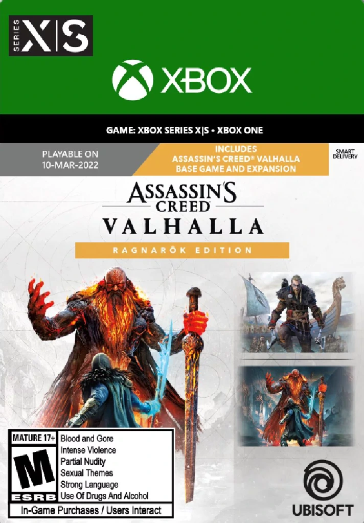 ASSASSIN´S CREED VALHALLA RAGNAROK EDITION✅XBOX KEY 🔑