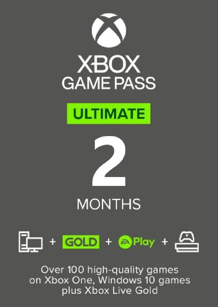 💚 XBOX GAME PASS ULTIMATE 2 MONTHS 🔥 0% COMISSION!