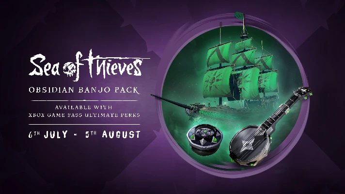 🔥Sea Of Thieves🔥✅Obsidian Banjo pack✅ Xbox code🔑