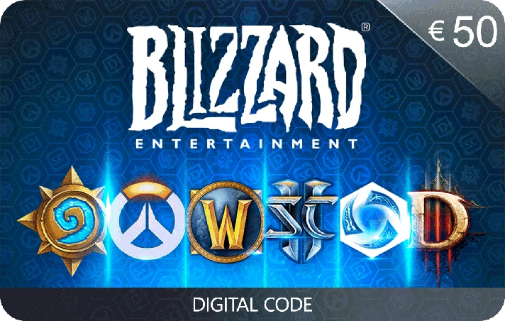 Blizzard Gift Card €50 Euro (EU) Battle.net