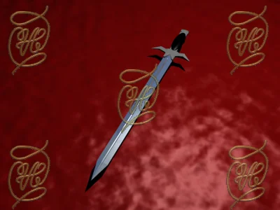 Меч на красном бархате