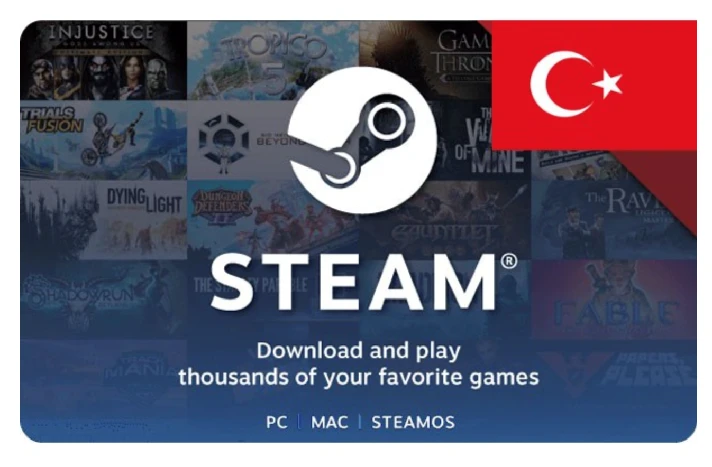 🇹🇷 Turkey 🇹🇷 CHEAP! any game on STEAM 100 TL Turkey