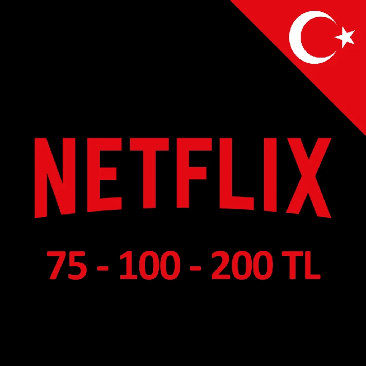 🍿NETFLIX GIFT CARD TURKEY🍿 200 - 1000 TL