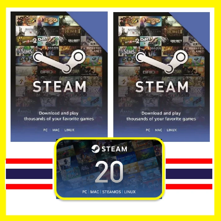 ⭐️GIFT CODE⭐🇹🇭 STEAM GIFT WALLET Thailand THB БАЛАНС