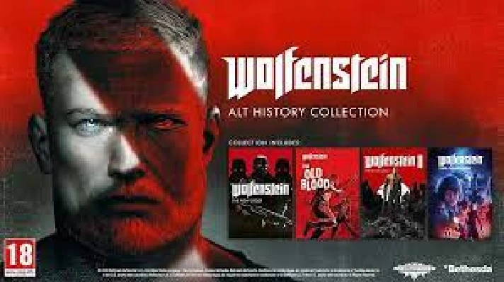 🔥Wolfenstein Alt History Collection (4in1) STEAM🔑KEY