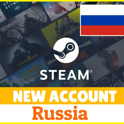 Новый аккаунт Steam 🇷🇺РОССИЯ +СМЕНА ПОЧТЫ+$БОНУС