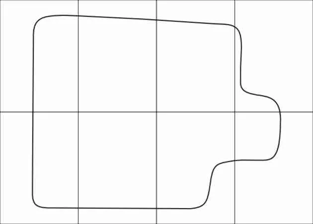 CITROEN C 5 2004-2007 Лекала автоковриков, вектор