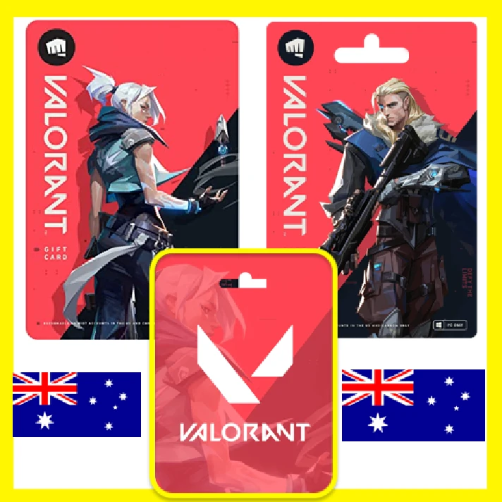 ⭐️GIFT CARD⭐🇦🇺 Valorant Points 1000-22000 (Australia)