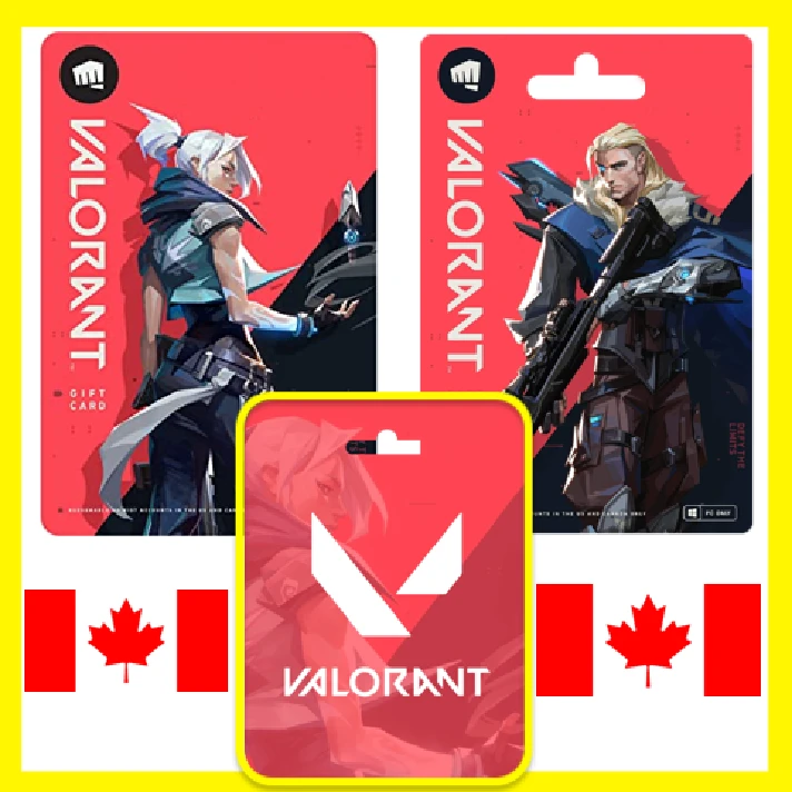 ⭐️ GIFT CARDS⭐🇨🇦 Valorant Points 475-22000 (Canada)