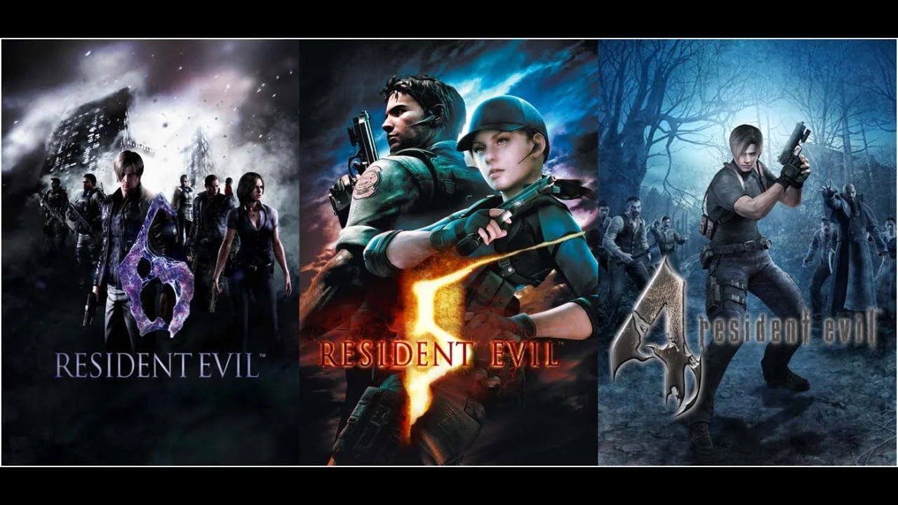 ⭐️ Resident Evil 4 + Resident Evil 5 + Resident Evil 6