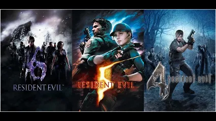⭐ ️ Resident Evil 4 + Resident Evil 5 + Resident Evil 6