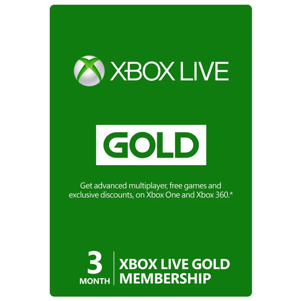 Xbox Live Gold / Core Xbox One S|X Global 3+1 месяцев