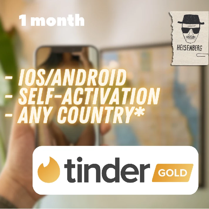 🌼TINDER GOLD 🔑PROMO CODE [1 month] 🌐WORLDWIDE