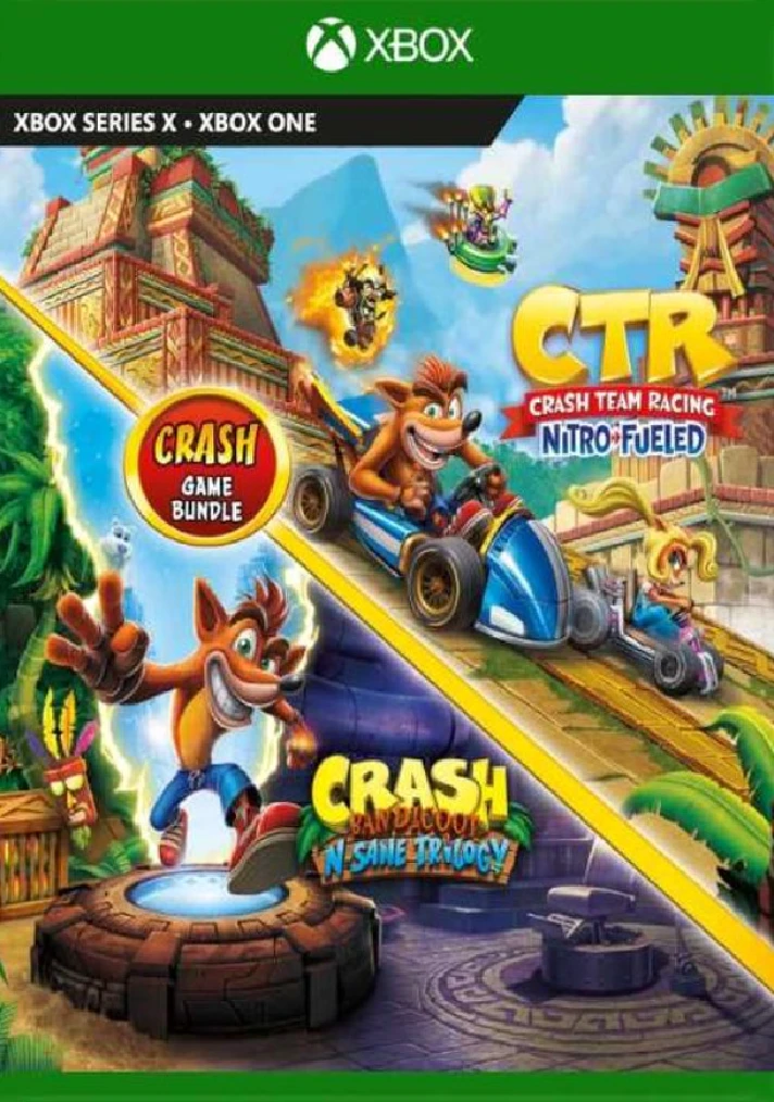 CRASH BANDICOOT - N. SANE TRILOGY + CTR NITRO-FUELED🔑