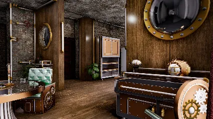 Hotel Renovator - Steampunk Furniture Set 💎 DLC STEAM