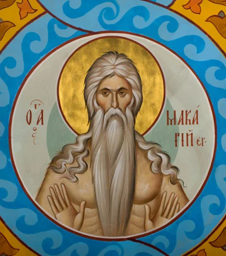 Макарий Египетский, прп_002(74х84см)