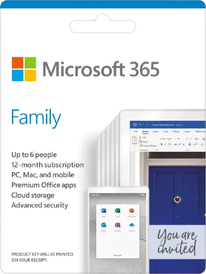 👑 Microsoft Office 365 Family (15 months)