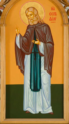 Серафим Саровский, прп_007(61х110см)