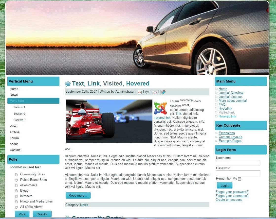 шаблоны для Joomla