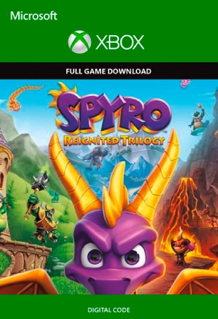 SPYRO REIGNITED TRILOGY ✅(XBOX ONE, SERIES X|S) KEY🔑