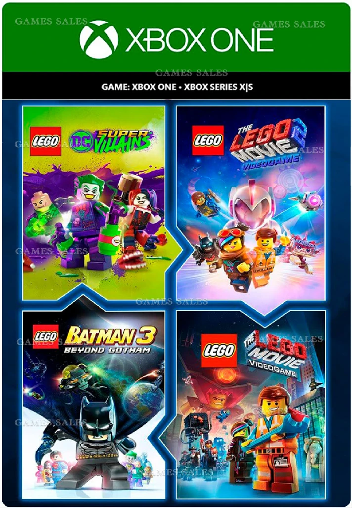 ✅❤️THE LEGO® GAMES BUNDLE❤️XBOX ONE|XS🔑KEY✅