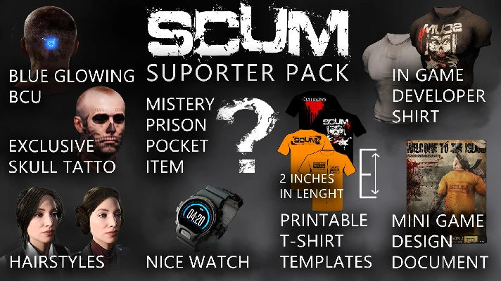 SCUM Supporter Pack DLC - STEAM GIFT RUSSIA