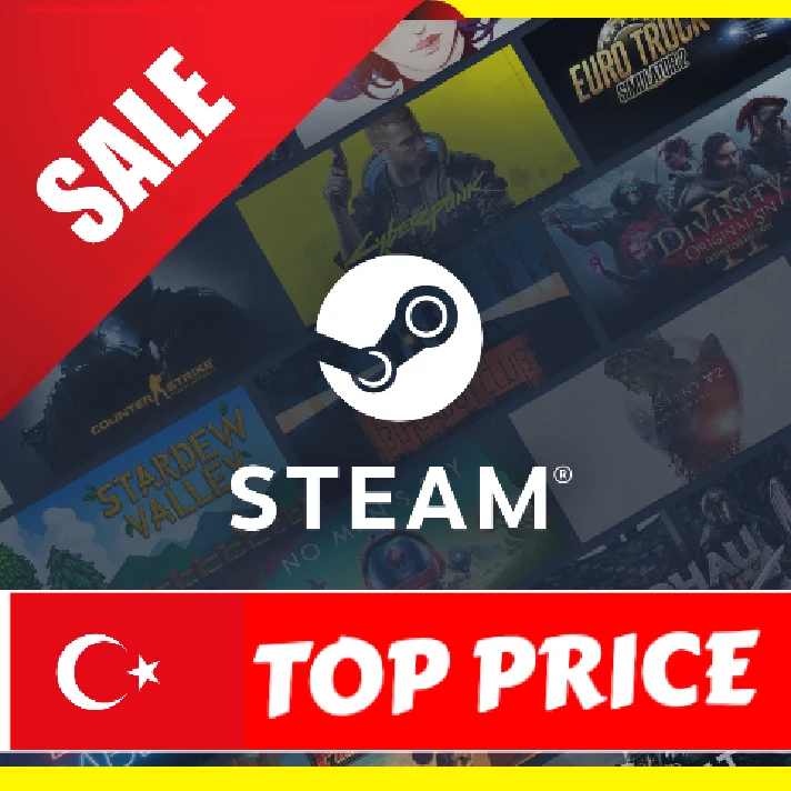 🇹🇷 Turkey 🇹🇷 CHEAP! any game on STEAM 100 TL Turkey