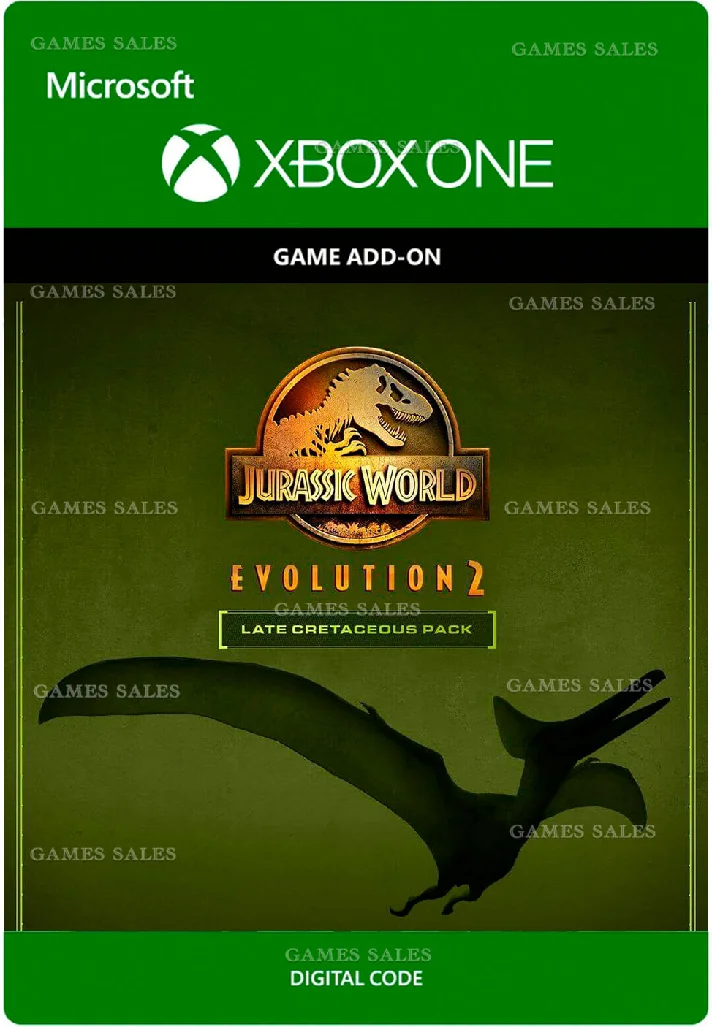 JURASSIC WORLD EVOLUTION 2: LATE CRETACEOUS PACK🔑XBOX
