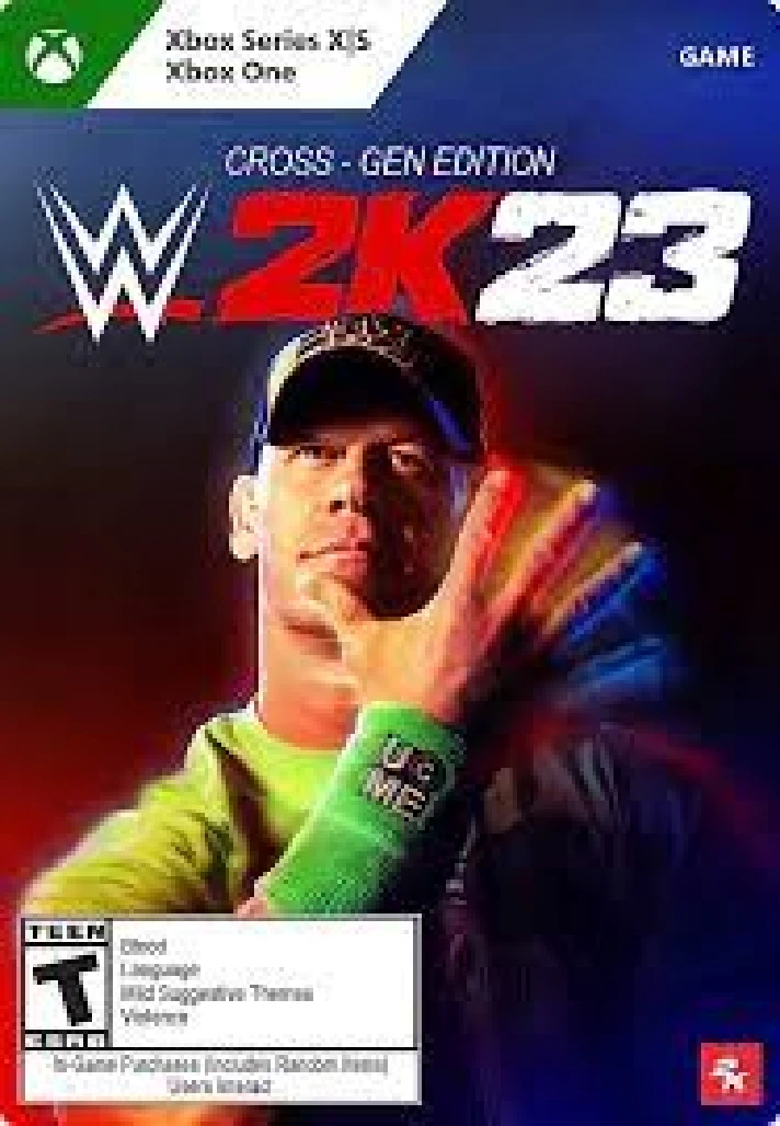 WWE 2K23 CROSS-GEN DIGITAL BUNDLE XBOX ONE X/S KEY