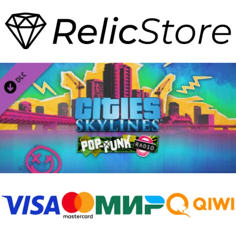 Cities: Skylines - Pop-Punk Radio DLC - STEAM RU