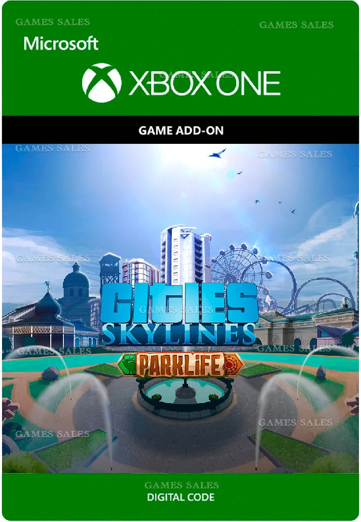 ✅❤️CITIES: SKYLINES - PARKLIFE DLC❤️XBOX|XS🔑KEY✅