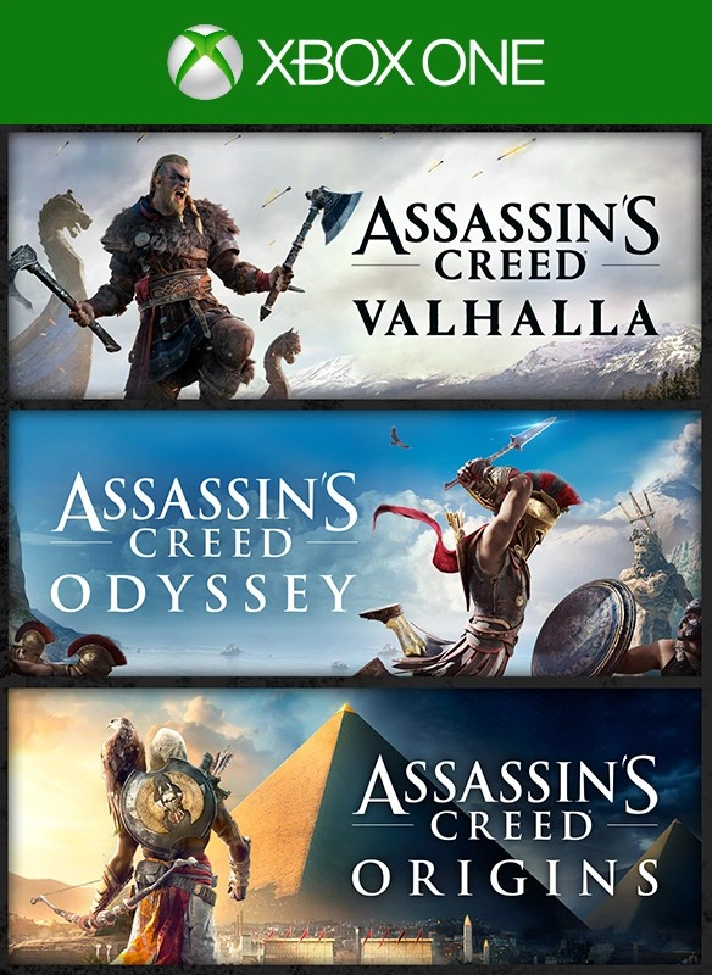 ❗ASSASSIN´S CREED BUNDLE ❗Valhalla,Odyssey,Origins❗XBOX