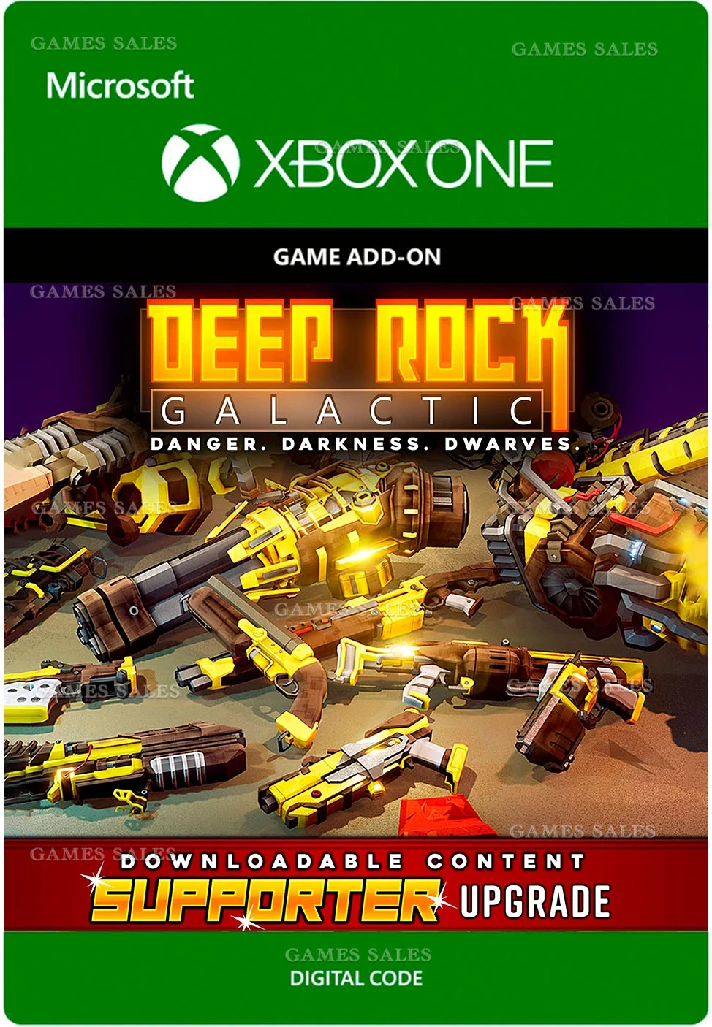 ✅❤️DEEP ROCK GALACTIC - SUPPORTER UPGRADE❤️XBOX+PC🔑KEY