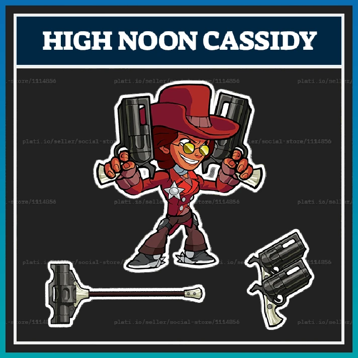 ✔️ High Noon Cassidy ✅ Brawlhalla 🔑 Key