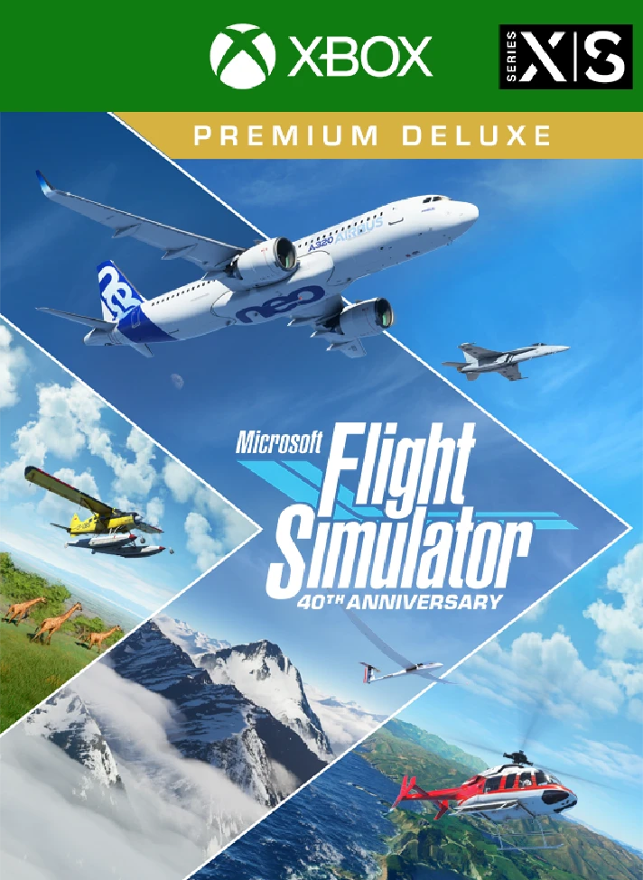 MICROSOFT FLIGHT SIMULATOR PREMIUM DELUXE 40TH ANNIVERS