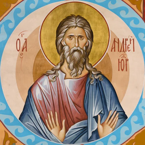 Андрей юродивый, прп_001(82х82см)