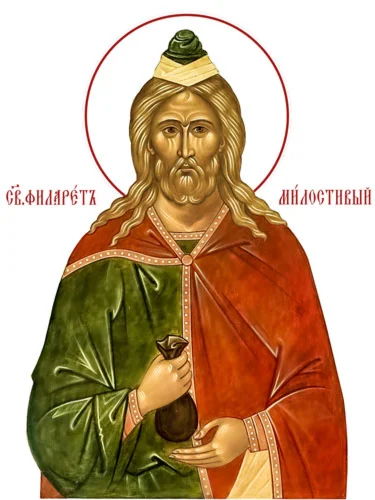 Филарет Милостивый, прп_002(60х80см)слои