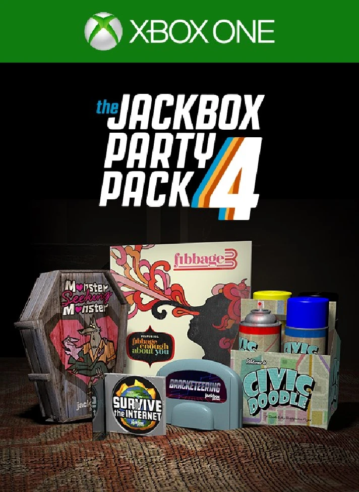 ❗THE JACKBOX PARTY PACK 4❗XBOX ONE/X|S🔑KEY❗