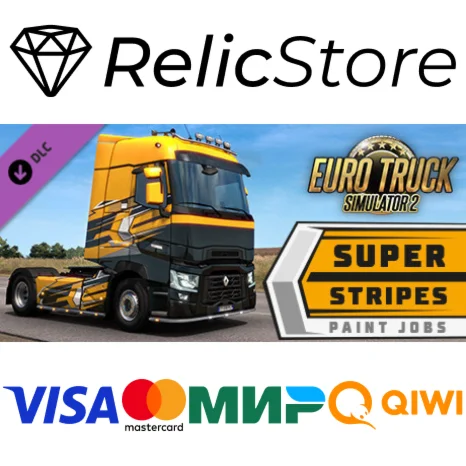 Euro Truck Simulator 2 - Super Stripes Paint Jobs Pack