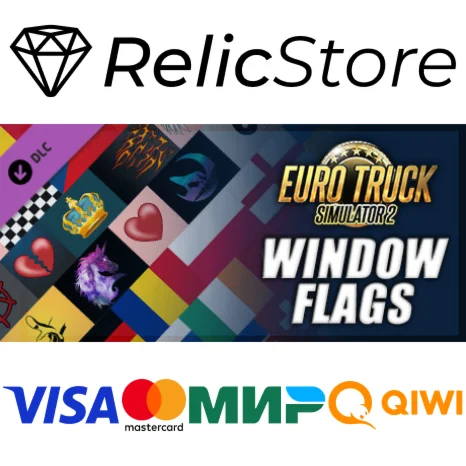 Euro Truck Simulator 2 - Window Flags DLC - STEAM RU