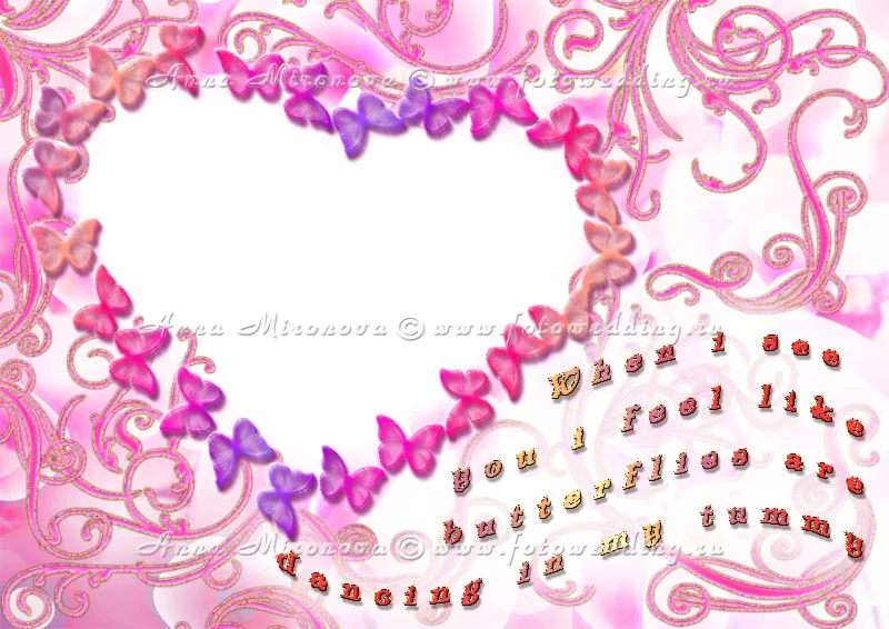 Рамка Валентинка